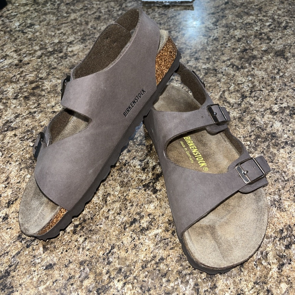 Birkenstock Kids Roma Sandals US Size 2 EU 33 Unisex Mocha 33 210 L2